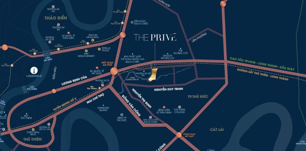 Vị trí dự án The Prive